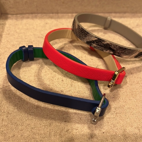 Stella & Dot Reversible Leather Bracelet for Slider Charms Bundle - Picture 2 of 4